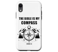 The Bible is My Compass - Joshua 1:8 Christian Faith Camping Custodia per iPhone XR