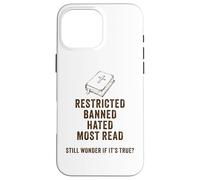 The Bible: Restricted, Banned, Hated, Most Read Custodia per iPhone 16 Pro Max