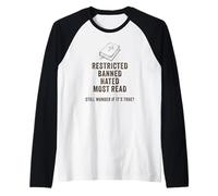 The Bible: Restricted, Banned, Hated, Most Read Maglia con Maniche Raglan