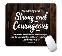 The Bible Tappetino Mouse Bordo Cucito Tappetini per Il Mouse Lavabile Mousemat per Pc Laptop Ufficio 25X30Cm