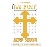 The Bible Word Search Puzzle Book: Easy to Read Print | 6x9 inches | 61 puzzles | Solutions included | New and Old Testaments