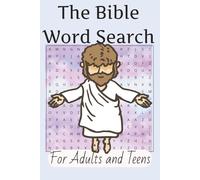 The Bible Word Search Puzzle Book: Easy to Read Print about the Bible, famous figures, stories, and More │6 x 9 Inches, 130 pages │ 60+ Puzzles . . . Great for Vacation, Holidays, and Relaxation