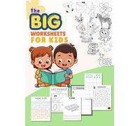 The Big A4 Preschool Workbook: Alphabet, Handwriting, Coloring & Puzzles: A Fun Activity Book for Kids Ages 3-5: Learn to Trace Letters, Color Cute ... Word Searches, and Practice Numbers 1-20.