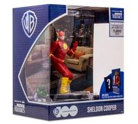 The Big Bang Theory Movie Maniacs Sheldon Cooper as The Flash 15 cm Mcfarlane