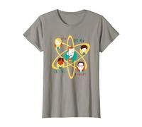 The Big Bang Theory Atomic Friends Maglietta, Donna, Ardesia, 3XL