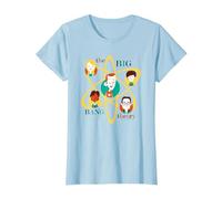 The Big Bang Theory Atomic Friends Maglietta, Donna, Celeste, 3XL