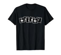 The Big Bang Theory Bazinga Elements Maglietta, Uomo, Nero, 5XL