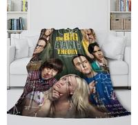 The Big Bang Theory Coperta Soffice - Serie TV Coltre Regalo Compleanno Per Figlio/figlia/nipote/nipotina - Divano Letto Ufficio Viaggi Campeggio All'aperto Decoro 60x80inch(150x200cm)