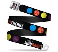 The Big Bang Theory Full Color Black/White/Red Seatbelt Belt - The ... ACC NUOVO
