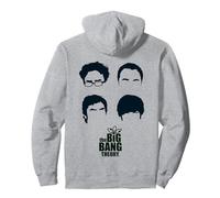 The Big Bang Theory Logo Group Hair Felpa con Cappuccio