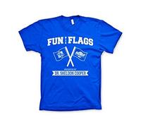 The Big Bang Theory Maglietta Fun with Flags Navy, Blu, M