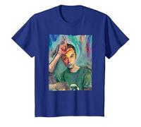 The Big Bang Theory Sheldon Painting Maglietta, Bambini, Blu Reale, 4 Anni