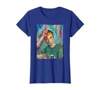 The Big Bang Theory Sheldon Painting Maglietta, Donna, Blu Reale, S