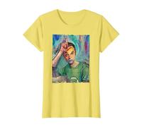 The Big Bang Theory Sheldon Painting Maglietta, Donna, Limone, S