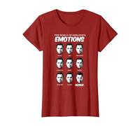 The Big Bang Theory Sheldon's Emotions Maglietta, Donna, Mirtillo Rosso, S