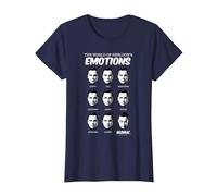 The Big Bang Theory Sheldon's Emotions Maglietta, Donna, Navy, M