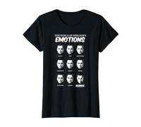The Big Bang Theory Sheldon's Emotions Maglietta, Donna, Nero, XS