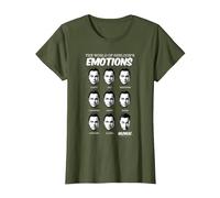 The Big Bang Theory Sheldon's Emotions Maglietta, Donna, Oliva, XS