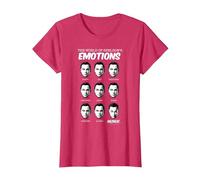 The Big Bang Theory Sheldon's Emotions Maglietta, Donna, Rosso mélange, S