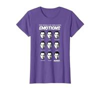 The Big Bang Theory Sheldon's Emotions Maglietta, Donna, Viola mélange, S