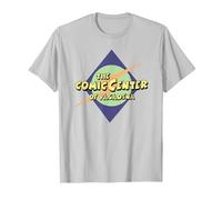 The Big Bang Theory The Comic Center Maglietta, Uomo, Argento, S