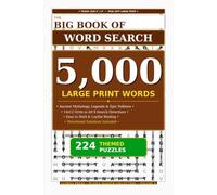 The Big Book of Word Search: Volume 8: Ancient Mythology, Legends & Epic Folklore - 5,000 Large Print Words & 224 Themed Puzzles in Travel Size 6" x 9" with Directional Solution Keys