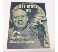 The Big Clock Ray Milland Charles Laughton O'Sullivan 1948 programma cinemato...