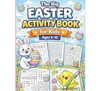 The Big Easter Activity Book for Kids: Word Searches, Mazes, Crosswords, & Coloring Pages | Fun Spring Holiday Puzzles for Boys & Girls Ages 5-10