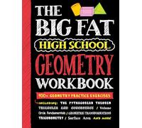 Workman Publishing The Big Fat High School Geometry Workbook (Tascabile)