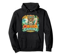 The Big Kahuna Hawaiian Tiki Surf Vintage Tropical Felpa con Cappuccio