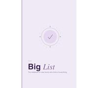 The Big List: The Notebook for New Mums Who Think of Everything