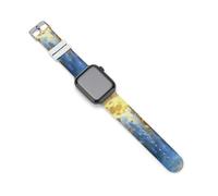 The Big Moon Cinturino di ricambio in silicone per orologio sportivo compatibile con Apple Watch, 42mm/44mm, Acciaio inossidabile, Ametista