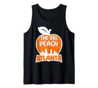 The Big Peach Atlanta Georgia Souvenir Atlanta Canotta