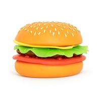 The Big Squij Peel and Play Burger - Giocattolo sensoriale da spremere, extra large per bambini e adulti, in schiuma morbida, a partire dai 3 anni in su, 13 cm