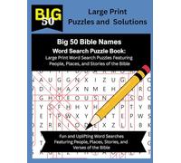 The Big50: Bible Word Search Puzzle Book: Large Print Word Search Puzzles Featuring 50 Bible Themes, Stories, and Verses