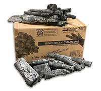 The Bincho Grill Binchotan - Carbone di carbone per barbecue giapponese, 5 kg, legno massiccio di alta qualità, per Yakitori, 100% legno naturale, combustione pulita, calore elevato, senza fumo (11,00