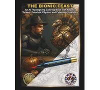 THE BIONIC FEAST: An AI Thanksgiving Coloring Book with Robotic Turkeys, Futuristic Pilgrims, and Cybernetic Harvests