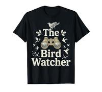 The Bird Watcher EST. 1974 Vintage Binocolo Natura Maglietta
