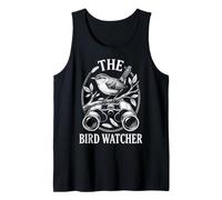 The Bird Watcher - Uccello Vintage con binocolo Canotta