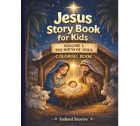 The Birth of Jesus: Nativity Coloring Book for Kids Story & Activity Book