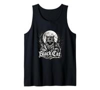 The Black Cat Gothic Vintage Horror Design Canotta