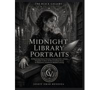 The Black Gallery: Midnight Library Portraits: A Gothic Dark Academia Grayscale Coloring Book Featuring 50 Library Portraits, Scholars, Ancient Books ... Archives for Relaxation and Creativity