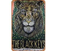 The Black Keys, Cage The Elephant - 2014 poster Chicago, IL United Center S/N retro metallo stagno vintage segno 30,5 x 20,3 cm decorazione da parete