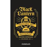 The Black Lantern Emblem Notebook: Blank Lined Notebook, Journal, Diary, Note Pad, Writing Notes, 120 Pages, For Students, Work or Personal Use