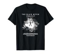 The Blair Witch Project Black And White Trees Horror Movie Maglietta