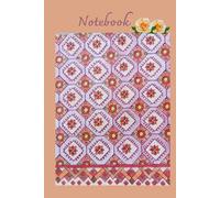 The Bloom Grid: Hand-drawn Artistic Pattern Journal in Warm Orange