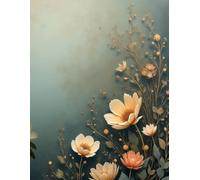 The Blossoming Mind Journal Notebook 6x9, 110 pages, Floral Magnolia Journal Notebook: Aesthetic Magnolia Floral Notebook with 110 Lined Pages, Beautiful Floral Magnolia Notebook for Daily Writing