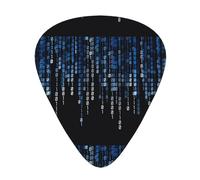 The Blue Binary Guitar Plettri 12 Pezzi Per Ukulele Basso Strumenti Accessori