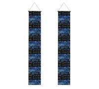 The Blue Binary Print Vibrante Estetica Festiva Atmosfera Banner Decor Indoor Outdoor Celebrazioni