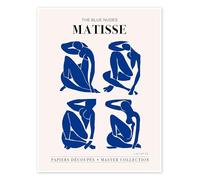 The Blue Nudes Poster di Henri Matisse 60 x 80 cm Blu Quadri Decorazione per pareti